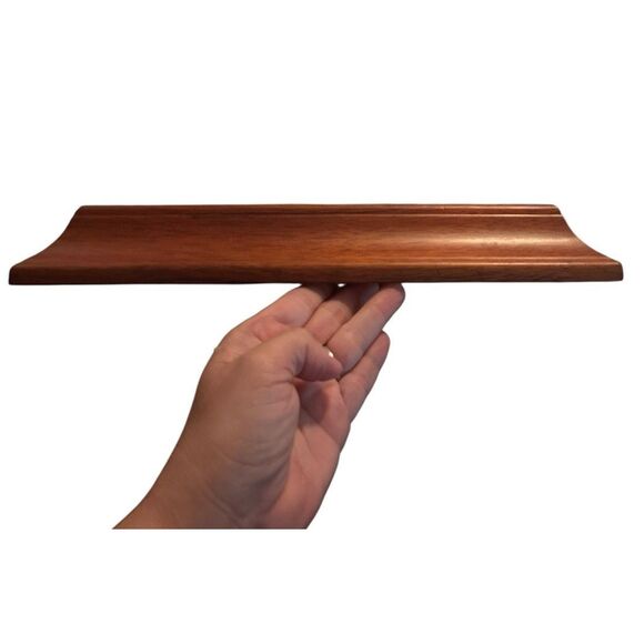 Rare Koa Wood Hawaii Handmade Clock Artist Rowland Fujii M.I Honolulu 12x12 - Picture 5 of 8